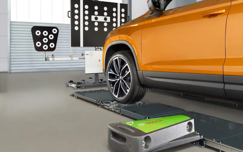 Uitlijnen, ook bij Bosch Car Service